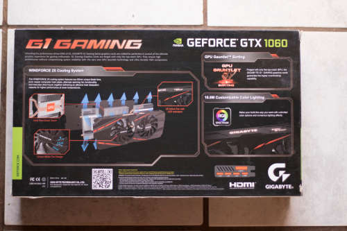 6 GB Gigabyte GTX 1060